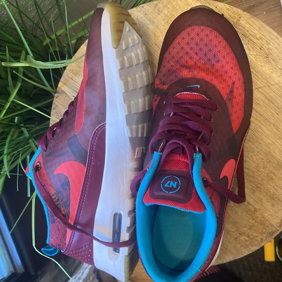LIMITED EDITION Nike Air Max Thea Print N7 Burgundy Sneakers Women’s Size 7 - Picture 12 of 17